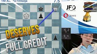 Daily Chess Highlights: "He deserves full credit"