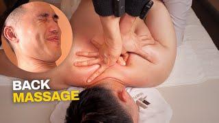 ASMR  I Got an Intense Back Massage | Neck Shoulder Massage | Body Stretching