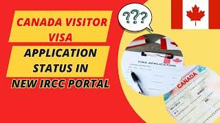 How to Check Canada Visitor Visa Application Status in New IRCC Portal?
