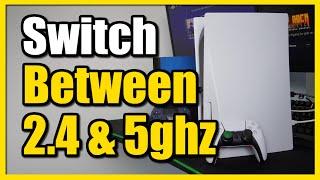 How to Switch Between 2 4ghz & 5ghz wifi Connection on PS5 Console (Quick Tutorial)