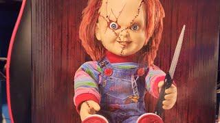 Child's Play Sitting Chucky Doll He Talks & Moves, From Spirit Halloween|Review!