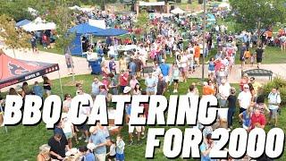 BBQ Catering for 2000 people - 70 Briskets and 70 Pork Butts - GQue BBQ