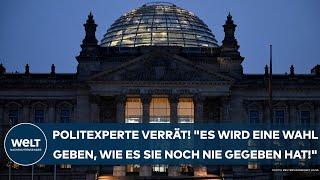 DEUTSCHLAND: Politexperte verrät! "Es wird eine Wahl geben, wie es sie noch nie gegeben hat!"