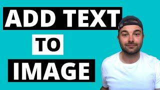 How to ADD TEXT to Image ONLINE