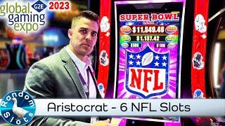 #G2E2023 Aristocrat : 6 NFL Slot Machine Previews