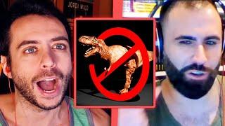 Paleontólogo intenta convencer a Jordi Wild de que los dinosaurios no existieron