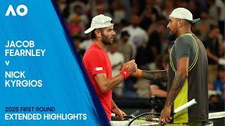 Jacob Fearnley v Nick Kyrgios Extended Highlights | Australian Open 2025 First Round