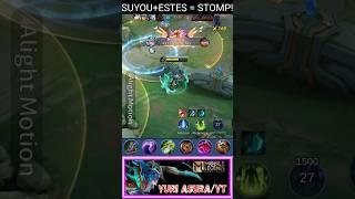 SUYOU TRIPLEKILL!!! BEST build stomp. #mobilelegends #topglobal #suyou