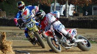 Brad Baker vs Ferran Cardús | Insane Flat Track race 2016 by Jaume Soler