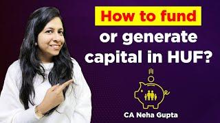 How to fund HUF? | How to introduce capital in HUF? | HUF Tax planning