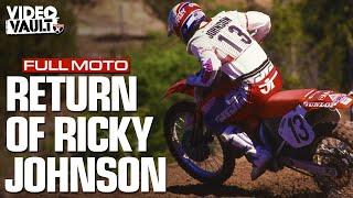 FULL MOTO! Rick Johnson's Revenge After "Career Ending" Injury | 1990 Gainesville 250 Moto 1