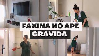 Faxina Completa no Apê pós-mudança  - Grávidinha em Ação ! 