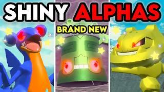 BRAND NEW SHINY ALPHA POKEMON + MORE in Pokemon Legends: Arceus