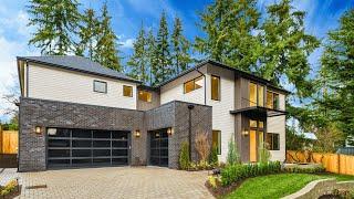 Inside a $5M Bellevue, WA Luxury New Construction Home | 5-Min Walk to Downtown!