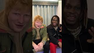 Fireboy DML and Ed Sheeran Singing Peru