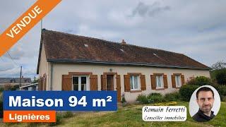 EXCLU vendue - Maison 94 m² Lignières