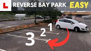 REVERSE Bay PARK with Reference Points | Use This on your Driving Test UK