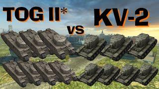 WOT Blitz 7 TOG II* vs 7 KV-2