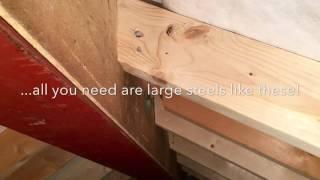 Converting  a "trussed loft"