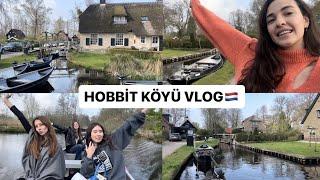 Hobbit Köyü GİETHOORN | Botu nasil çarptık ? | Kız kıza eğlenceli bot turumuz | HOLLANDA VLOG #vlog