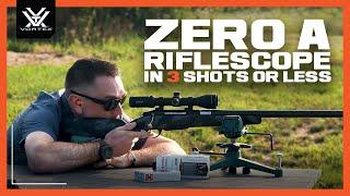 How to Zero a Riflescope in 3 Shots or Less