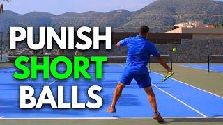 How To Punish Short Balls in Tennis  (4 ways)