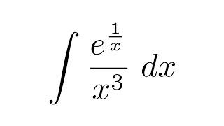 Integral of e^(1/x)/x^3