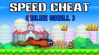 [TAS] New Super Mario Bros DS Speed Cheat Speedrun (Blue Shell Luigi)