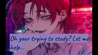 【M4A ASMR】Guy friend "Helps" you study (Kissing, Ear kisses, Friends to lovers)
