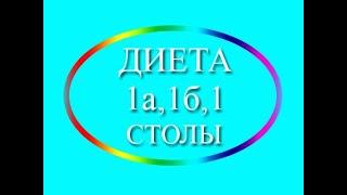 Диета - Столы №1а, 1б, 1 (при язве желудка и 12 перстной кишки, остром гастрите)