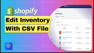 How to bulk edit inventory with a CSV file on #shopify POS || POS inventory management.