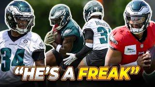 Isaiah Rodgers Standout Star at Eagles OTAS  John Ross Battling for WR3+ Zac Baun STARTS at LB