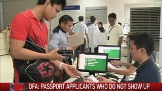 DFA warns passport applicants who don't show up