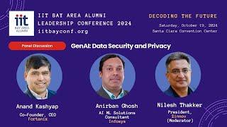 IITBAA LC24 - Panel - GenAI: Data Security and Privacy