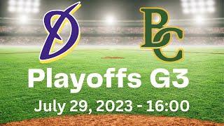 2023 Baseball PLAYOFFS G3: München-Haar Disciples vs. Bonn Capitals