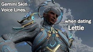 Lettie (Trinity) Gemini Skin Special Voice Lines when Romanced - Warframe 1999 Update