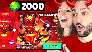 ON ACHETE TOUT pour LE SKIN GRATUIT ! ( Brawl Stars Anges vs Demons )