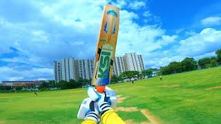 UNEVEN PACE AND BOUNCE || GoPro helmet batsman POV