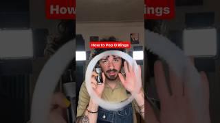 How to Pop O Rings #tutorial