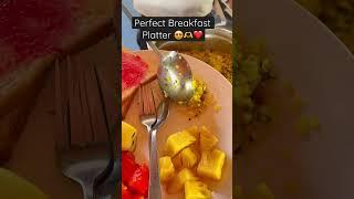 Perfect Breakfast platter 🫶 #breakfast #breakfastrecipes #platter #foodie #shorts #shortvideo