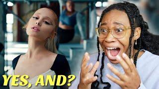 ARIANA GRANDE- YES, AND? (OFFICIAL MUSIC VIDEO) REACTION!!!  SHE SAID, HATERS DESERVE NOTHING! 