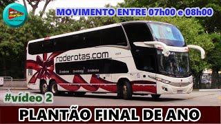 Ônibus saindo rodoviária Tietê - Plantão Final de ano - RODEROTAS EX JBL