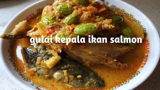 Gulai kepala ikan salmon campur petai #tkwhongkong #dailyvlog #gulaikepalaikan