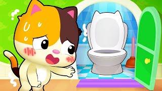 Mình sẽ không nhịn đi vệ sinh | Mèo con đi vệ sinh | Nhạc thiếu nhi vui nhộn | BabyBus