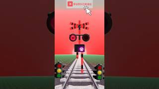 Run Railroad crossing and train #踏切 #animation #train #railroadcrossing #epicmoments #railway