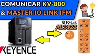 COMMUNICATE KV-8000 & MASTER IO LINK IFM ((AL1122))