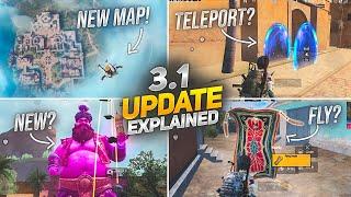 BGMI Update 3.1 - Top Features | BGMI Best Update | New Mode | New Map | New Update 3.1 Tricks