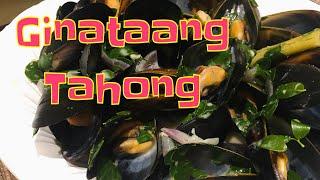 GINATAANG TAHONG l MUSSELS IN COCONUT MILK FILIPINO RECIPE