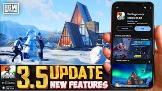 Bgmi 3.5 Update  - 50 New Secret Features, Free UC, & More - NATURAL YT