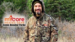 mYcore Heated Gear Camo Hooded Parka - Mossy Oak Break-Up Infinity